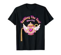 Derramando el té Desde 1773 Girl Anime Estética Camiseta