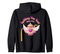 Derramando el té Desde 1773 Girl Anime Estética Sudadera con Capucha