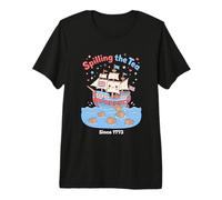 Derramando el té Desde 1773 Historia Americana Camiseta Premium
