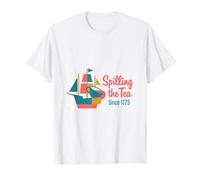 Derramando el té Desde 1773 Historia Americana Hombres Mujeres Camiseta