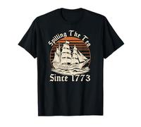 Derramando el té desde 1773 Tea Party Funny Patriotic USA Camiseta