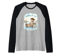 Derramando el té Desde 1773 Yorkshire Terrier Camiseta Manga Raglan