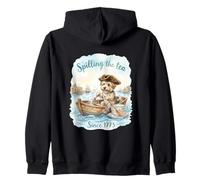 Derramando el té Desde 1773 Yorkshire Terrier Sudadera con Capucha