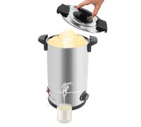 Derretidor de cera para velas, 8 L, 1800 W, olla de cera de acero inoxidable, con grifo