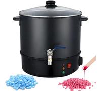 Derretidor Eléctrico Comercial De Cera, Recipiente Para Cera Para Manos Y Pies Con Ajuste De Temperatura De 30 A 110 ℃, Protección Contra Quemaduras En Seco, Kit Para Hacer Velas De Parafina 10l