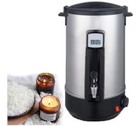 Derretidor eléctrico de cera con control de temperatura y boquilla de vertido rápido para hacer velas y jabón