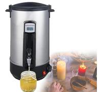 Derretidor eléctrico de cera para velas con control de temperatura y boquilla de vertido, ideal para uso comercial o doméstico a pequeña escala, capacidad de 8 litros