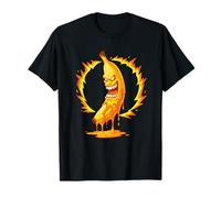 Derretir Angry Banana Horror Monstruo de Fruta Loco Camiseta