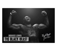 Derrick Lewis "La Bestia Negra" | póster impreso | pre firmado | papel pro lustre | tamaño: A3 (29,7 x 42 cm)