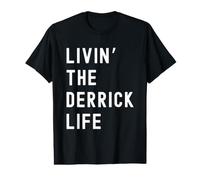 Derrick viviendo la Vida de Derrick Nombre Divertido Camiseta gráfica económica