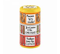 Derrière la porte - Caja de herramientas (apilable) para tornillos y tobillo, clavos