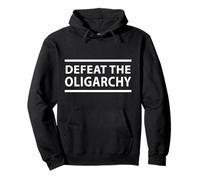 Derrota a la oligarquía Defiende la democracia estadounidense Sudadera con Capucha