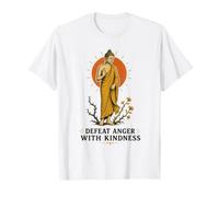 Derrota la ira con bondad Meditación Budista Cita de Paz Camiseta