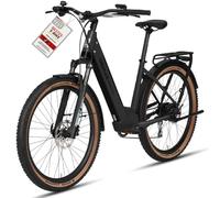 DERUIZ Quartz SUV E-Bike - Bicicleta eléctrica (27,5 pulgadas, para hombre | Motor trasero de 250 W, 55 Nm, 48 V, 644 Wh, batería de hasta 160 km, Shimano de 8 velocidades, frenos de disco hidráulicos