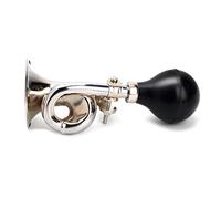 Deruxan Bike Horn Classic Honker - Bocina para bicicleta, color cromado