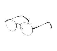 Dervin Zero Power - Lentes de bloqueo de luz azul para computadora para hombres y mujeres, lentes de computadora de corte azul, lentes ovalados de borde completo, antirreflejos, ligeros y bloquean los
