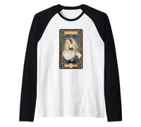 Dervish Sufi Tarot Card Danza Giratoria Espiritual Camiseta Manga Raglan