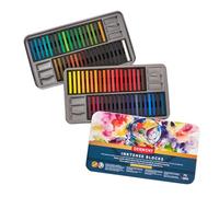 Derwent Inktense Set de 72 Barras de Pintura, Lápices Acuarelables de 8mm Solubles en Agua para Dibujar y Pintar en Papel o Tejidos, Calidad Profesional (2301980)