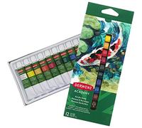 DERWENT 2302401 - Pack de 12 tubos pintura acrílica de 12ml