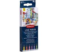 DERWENT Line Maker Assorted Colour 6pcs