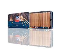 Derwent Lightfast Pencils Juego de 72 Lápices de Colores a Base de Aceite 100% Resistente a la Luz en 1 Caja Metálica