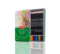 Derwent Academy 12 Lápices de Colores en Caja Metálica, Juego de Lápices de la Gama Artist, Ideales para Pintar, Dibujar e Ilustrar