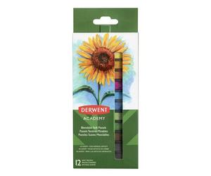 Derwent Academy Barras pastel suaves mezclables (12 unidades)