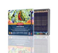 Derwent Inktense Pinturas de Colores Solubles en Agua, Estuche de 24 Colores, Núcleo de 4mm, Soluble en Agua, Ideal para Colorear, Pintar y Dibujar, Calidad Profesional (0700929)