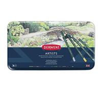 DERWENT Lápices Derwent Artists de Colores para Dibujar y Colorear, Set de 36, Ideal para Matizar y Crear Capas, Calidad Profesional, 32096