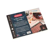 Derwent Lightfast Paper Pad Juego de 20 Hojas de Papel de Acuarela de 100 % Algodón Sin Ácidos Prensado en Caliente Texturizado de Nivel Profesional, 12 x 16” - 30 x 40 cm, 300 g