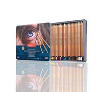 Derwent Lightfast Pencils Juego de 24 Lápices de Colores a Base de Aceite 100% Resistente a la Luz en 1 Caja Metálica