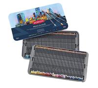Derwent Procolour Juego de 72 Lápices de Colores de Textura Suave de Calidad Profesional en 1 Caja Metálica, 4 mm