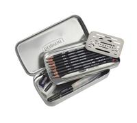 Derwent Set de Lápices de Grafito para Dibujar, Bocetaje de Líneas y Difuminado, 2 Lápices Solubles en Agua Pencils y Accesorios, Calidad Profesional, 2302162