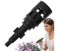 Derwrtup Adaptador de arandela de alta presión, adaptador de enchufe para acoplamientos rápidos, convertidor de tuberías, accesorios de acoplamiento rápido, jeringa de agua para césped, jardín