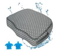 Derwrtup Asientos para Bañera Hidromasaje,Cojín Elevador | Almohadilla 3D Air Mesh Hundimiento Rápido Sin Flotar para Personas Mayores Mujeres Embarazadas Adolescentes