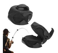Derwrtup Clips de soporte para cañas de pescar, soporte compacto antideslizante de 2 piezas, adecuado para principiantes entusiastas, hombres, mujeres, familia, así como para botes al aire libre y en