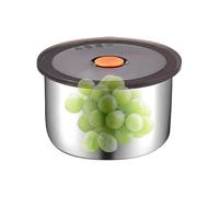 Derwrtup de aperitivos de acero inoxidable, almacenamiento de verduras, organizador de cajas de frutas, para escuela, familia, cocina casera, padres, oficina, restaurante, despensa, picnic