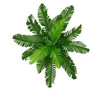 Derwrtup Helecho artificial, plantas de helecho artificial, planta de helecho artificial, helecho artificial realista, arbustos de plantas de helecho artificiales, sin decoloración, helecho artificial