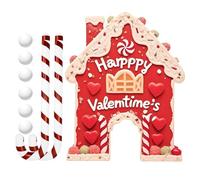 Derwrtup Juego de Golf de Galleta de Jengibre | Juguetes de Putt para San Valentín y Vacaciones,Juego de Fiesta con Palos y Bolas Bastón de Caramelo | para Fiestas en Casa Dormitorio Cumpleaños