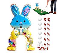 Derwrtup Juego de golf para vacaciones, actividad de entretenimiento, pequeño campo de golf con bolas y raquetas, para niños, adultos, familia, fiesta, interior, hogar, salón, dormitorio