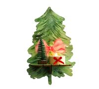Derwrtup Limbo para dormitorio, flotante para montaje en pared | Árbol de Navidad para decoración de habitaciones, madera flotante rústica sobre el inodoro para la sala de estar