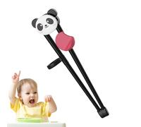 Derwrtup Palillos de entrenamiento para niños, palillos de aprendizaje para niños, palillos con diseño de animales de dibujos animados, para aprender y practicar para principiantes, reutilizables