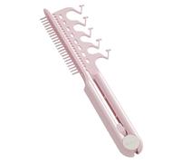 Derwrtup Peine Alisador de Cabello - Peine Alisador En Forma De V Para Estilizar,Herramienta Antiestática Para Uso Diario Para Mujer y Familia