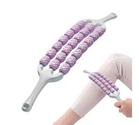 Derwrtup Rodillo de masaje fascial ergonómico para la recuperación muscular, cuidado de las articulaciones, dispositivo de fitness para entrenamiento, pies, abdomen, fitness