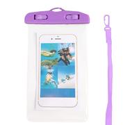 Derwrtup Soporte Impermeable para teléfono móvil - Bolsa para Smartphone - Funda para Pantalla táctil con cordón para Ciclismo, Camping, Kayak, Crucero, Parque acuático, Snorkeling