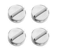 Derwrtup Sujetadores Magnéticos para Broches - 4 Piezas de 1.5 cm Multifuncionales Reutilizables sin Costuras - Bases de Alfiler Magnéticas para Manualidades,Para Hiyab, Corsage, DIY, Viajes Diarios,