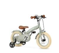 Deryan Bicicletta per Bambini 12 Pulgadas | Bicicletta Senza pedali 3 in 1 | con Sella e manubrio regolabili | per maschietti e femminucce | Verde