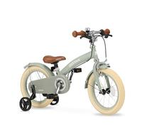 Deryan Bicicletta per Bambini 14 Pulgadas | Bicicletta Senza pedali 3 in 1 | con Sella e manubrio regolabili | per maschietti e femminucce | Verde