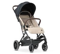 Deryan Cochecito de viaje ROLO XL de lujo, hasta 22 kg, con función reclinable, cochecito compacto para bebé (7,5 kg), plegable con una mano, protección solar UPF 50+, cesta de almacenamiento grande