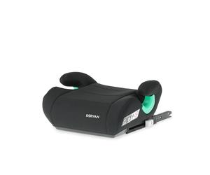 Deryan Cody Básica i-Fix asiento elevador, alzador coche niño, Silla de Coche isofix grupo 2/3 para niños de 120-150 cm, de 6 a 12 años, 22-36 kg (ISOFIX/Negro)